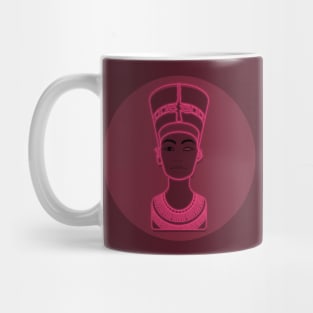 Nefertiti Queen of Neon Mug